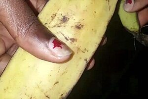 Plantain versus poivron, I get wet and cum