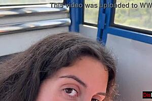 omg, risky public blowjob on a ferris wheel at the park! 😱