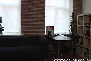 Evelyn Cage Engages in Casual Sex with Fetish Elements Including Kissing and Cumshot