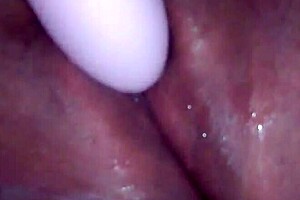 Muscular mature latina bodybuilder squirts while masturbating with vibrator