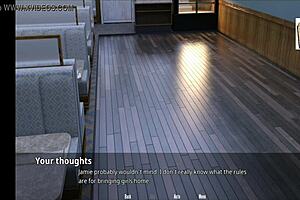 In hentai game, Wvm 53 licks Bailey's shaved pussy erotically.