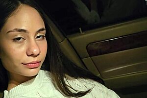 Girlfriend swallows my cock crazy