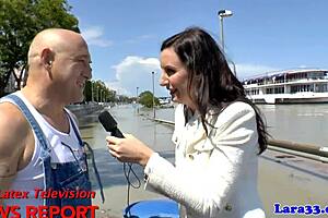 the stockinged brit cougar gets doggystyled after giving a bj