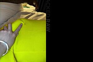 Stacked blonde Angie Faith rides massive BBC hard. Her curves dominate every wild thrust.