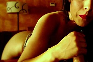 luzyann gives sloppy saliva blowjob in live amateur webcam show