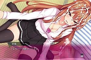 Bukkake Hentai Game 03 Featuring Lingerie and Blowbang Action