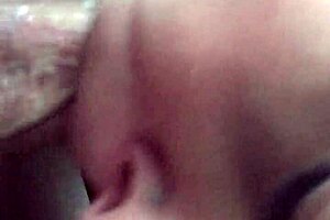 Street walker in florida usa swallows cum after blowjob in car