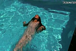 Hot Chick Lana Swims Nude