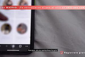 Crazy Ons with Gorgeous Blonde Spanish Chick and Her Ass