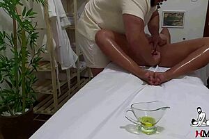 Naughty wife caught on camera in tantric massage debacle
