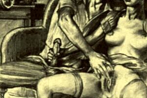 i love exploring vintage erotic cartoon drawings from retro times