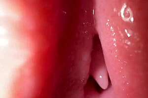 Close up and personal look at tight pussy action
