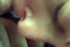 Street walker in florida usa swallows cum after blowjob in car