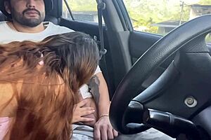 Fuck My Friend In Public Car Now!