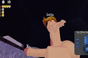I'm watchin' this gay porno on roblox, it's so excitin'!