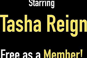 Blonde pornstar Sarah Vandella engages in bisexual action with huge clit and big natural tits in lingerie