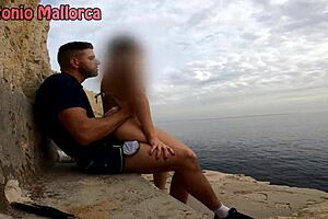 Big cock lover gets blown and banged in public