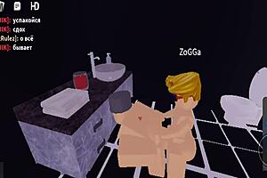 I'm watchin' this gay porno on roblox, it's so excitin'!