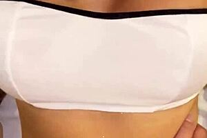 Massaging sister's friend until I cum in her mouth!