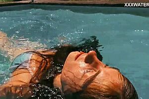 Hot Chick Lana Swims Nude