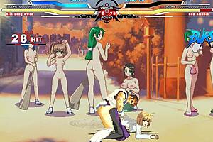 I'm dongwan battling arcuied in this anime hentai sex scene with cumshot