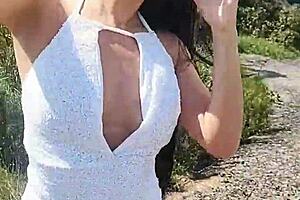 Outdoor Sex in Mountains with Big Cock and Pussy