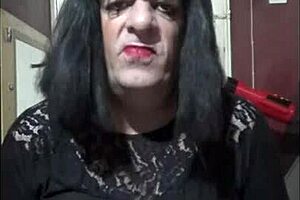 Sissy Crossdresser ENJOYS Masturbation And ANAL Sex