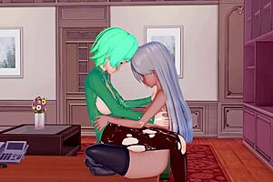 3D Hentai Futanari With Big Tits And Ass In Intense Sex