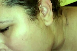 In this naughty Brazilian couple's story, the young woman gives a blowjob before intense fucking.