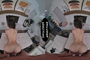 Up Close VR - Scarlett Alexis Relishes on Kyle Mason Grabbing Her Tits Before Riding His Thick Cock