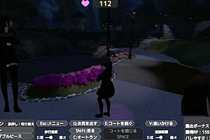 Sereka sneaks out in a naked coat for outdoor exposure