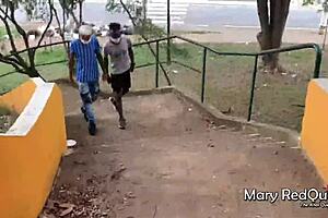 caught masturbating in public and had to suck those young well-endowed guys