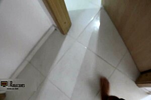 Hijastro Folla Coño En Baño Habitación