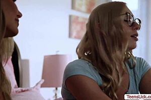 i lick my teen 18+ stepdaughter's pussy passionately