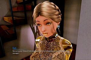 i messed up the room number again in this harem hotel game, but it's kinda fun exploring the place with all these characters around me