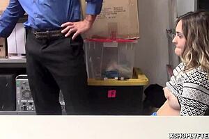 Jason Foreskin Stuffs Aften Opal with Huge Cock Deepthroat