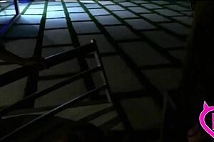 Three best friends fuck guy surrounded by zombies on halloween