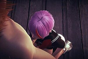 hentai uncensored - tanami blowjob and tavern fuck - japanese asian manga anime game porn