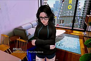 i messed up the room number again in this harem hotel game, but it's kinda fun exploring the place with all these characters around me