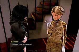 i messed up the room number again in this harem hotel game, but it's kinda fun exploring the place with all these characters around me