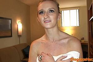 Teen 18+ Doggystyle Facial Humiliation Bent Over Neighbor Pickup