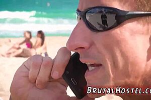 hair bondage after throat use he separates them