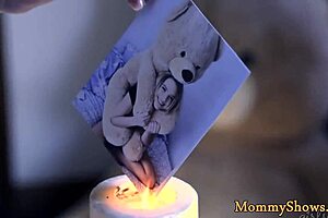 Busty stepmom scissoring with wonderful teen?