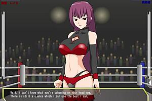 Beautiful anime with strong woman and big boobs, commented gameplay