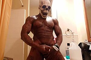 Hallelujah Johnson Worships Johnny Blaze's Big Black Cock