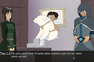 Anime hentai adventure with cummy twists and bends