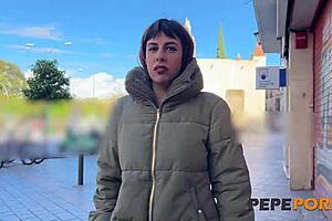 Nora, A Brunette European Amateur, Proves Her Need For Rough Hardcore Sex By Exposing Her Big Ass In Public Nudity