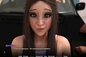 3D animated porn with big tits and big ass in threesome action