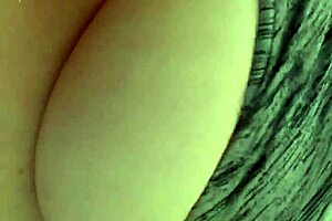 Wife's Amazing Natural 42F Tits Get Oiled And Played With!