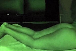 thick ebony sucks cock during hidden massage session